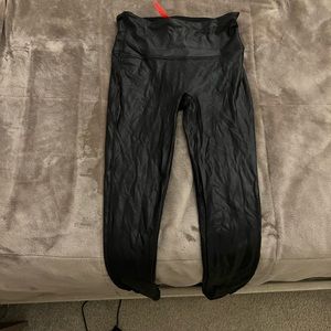Spanx faux leather leggings